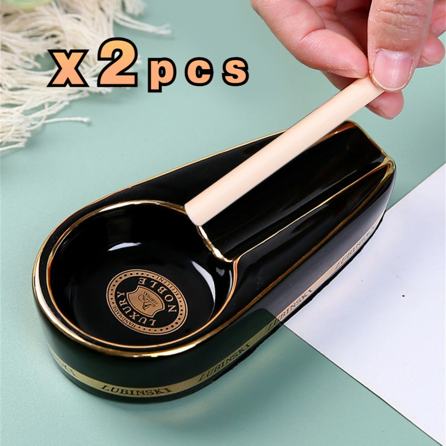 Handmade Ceramic Ashtrays Set, Retro Design, Single Slot, Stylish Decor, Office/Home Use, Perfect Gift Idea. Weed tray Puff co
Handmade Ceramic Ashtrays Set, Retro Design, Single Slot, Stylish Decor, Office/Home Use, Perfect Gift Idea. Weed tray Puff co