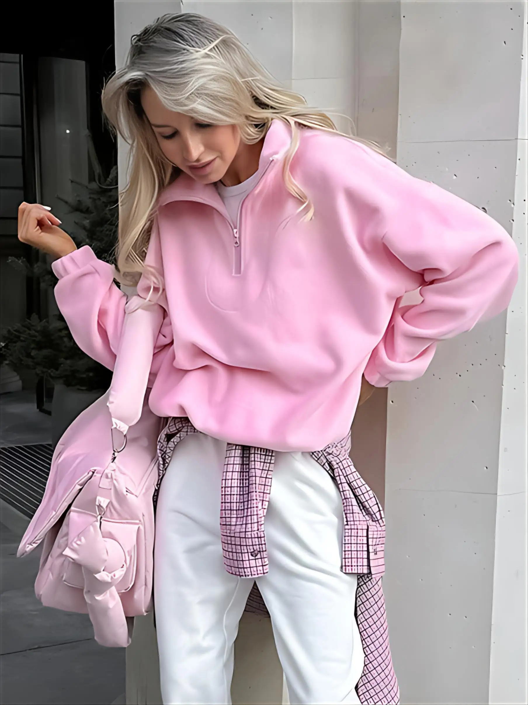 Флисовая толстовка без шапки, женская женская одежда, зимняя плюшевая свободная элегантная женская офисная повседневная одежда с цветочным принтом Sudadera Cleanfit Mode Girl
Флисовая толстовка без шапки, женская женская одежда, зимняя плюшевая свободная элегантная женская офисная повседневная одежда с цветочным принтом Sudadera Cleanfit Mode Girl