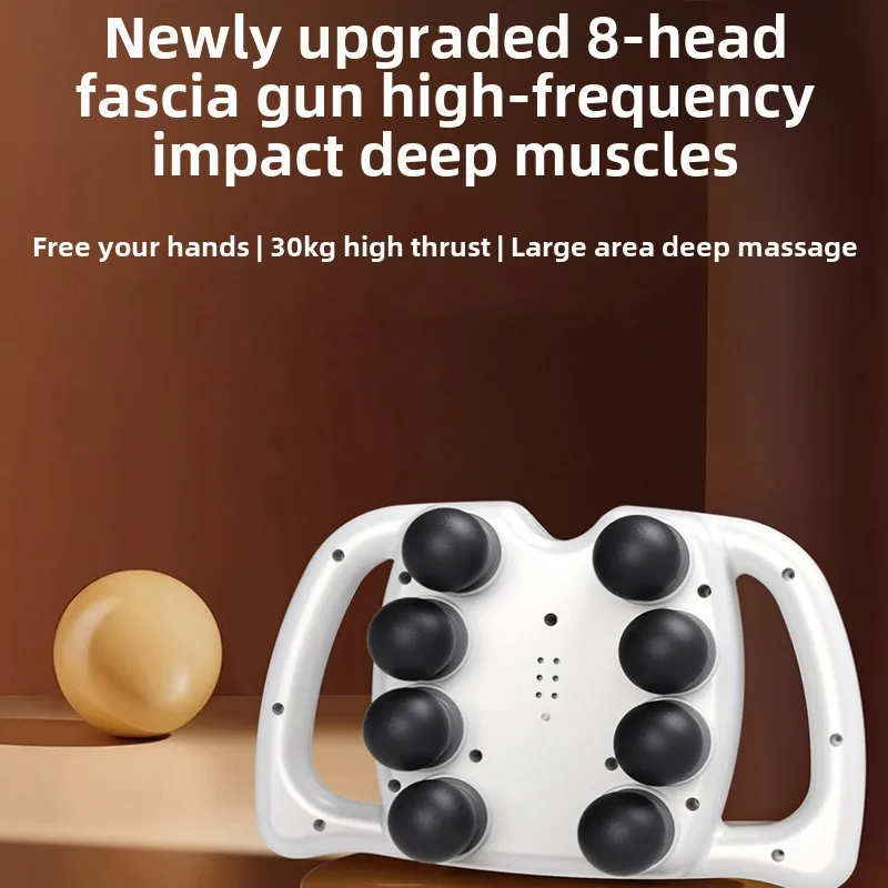 New Eight Head Fascia Gun Rechargeable Model Muscle Massager Waist Leg Back Relaxation Eight Head Massage Gun
New Eight Head Fascia Gun Rechargeable Model Muscle Massager Waist Leg Back Relaxation Eight Head Massage Gun