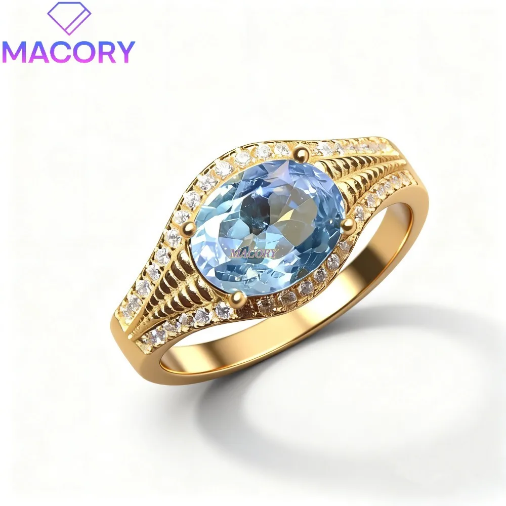 S925 sterling silver ring inlaid with natural Swiss blue topaz women's engagement and wedding ring suitable as a holiday gift
S925 sterling silver ring inlaid with natural Swiss blue topaz women's engagement and wedding ring suitable as a holiday gift