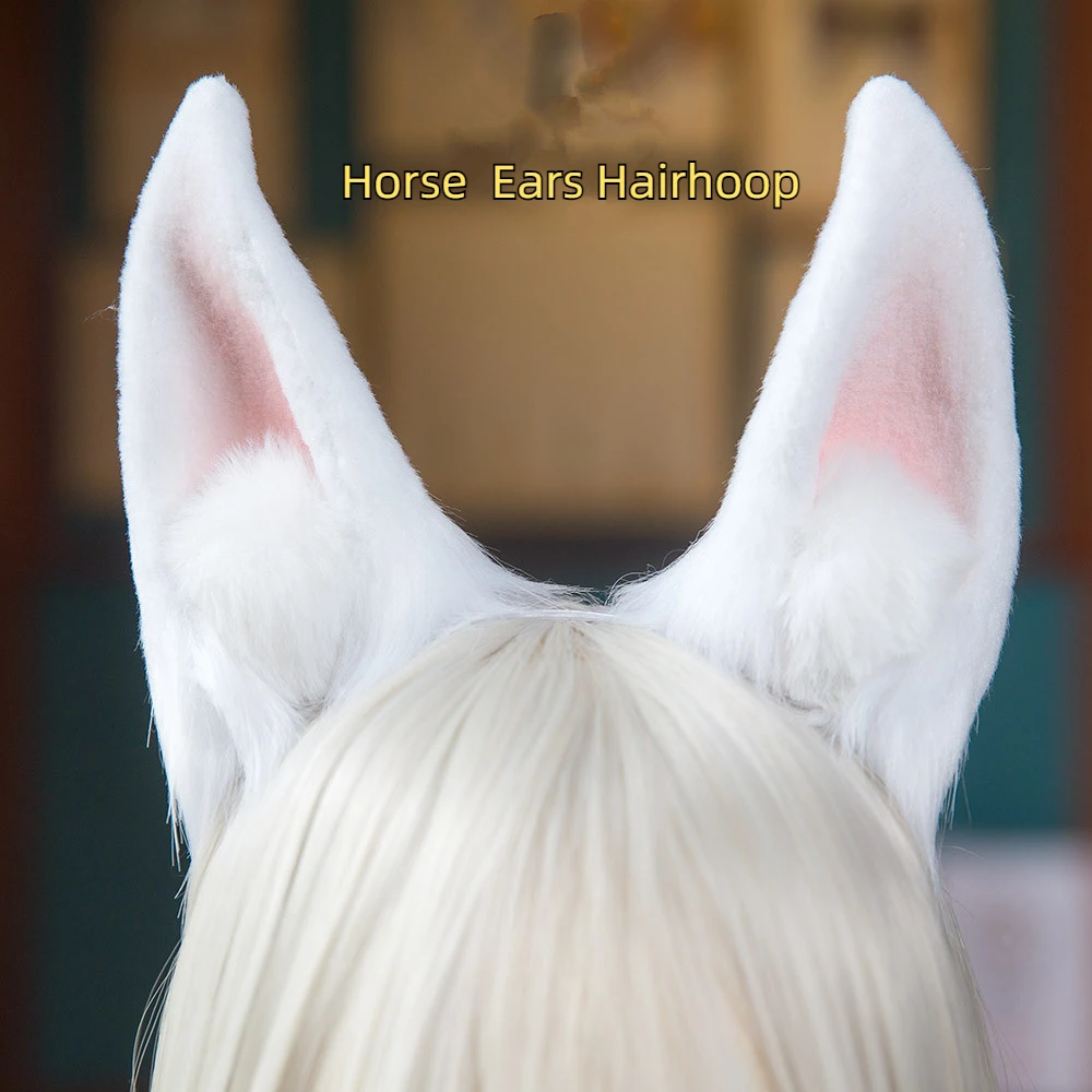 Pure Handmade New ear Cosplay Prop Horse Dog Ears Hairhoop for Anime Game Halloween Costume Accessories Gift
Pure Handmade New ear Cosplay Prop Horse Dog Ears Hairhoop for Anime Game Halloween Costume Accessories Gift