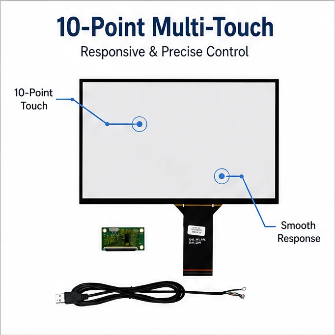 7/10.1/12.1/13.3/14/15.6 inch Universal USB Capacitive Touch Screen DIY modification of monitor touch glass panel 10 point touch
7/10.1/12.1/13.3/14/15.6 inch Universal USB Capacitive Touch Screen DIY modification of monitor touch glass panel 10 point touch