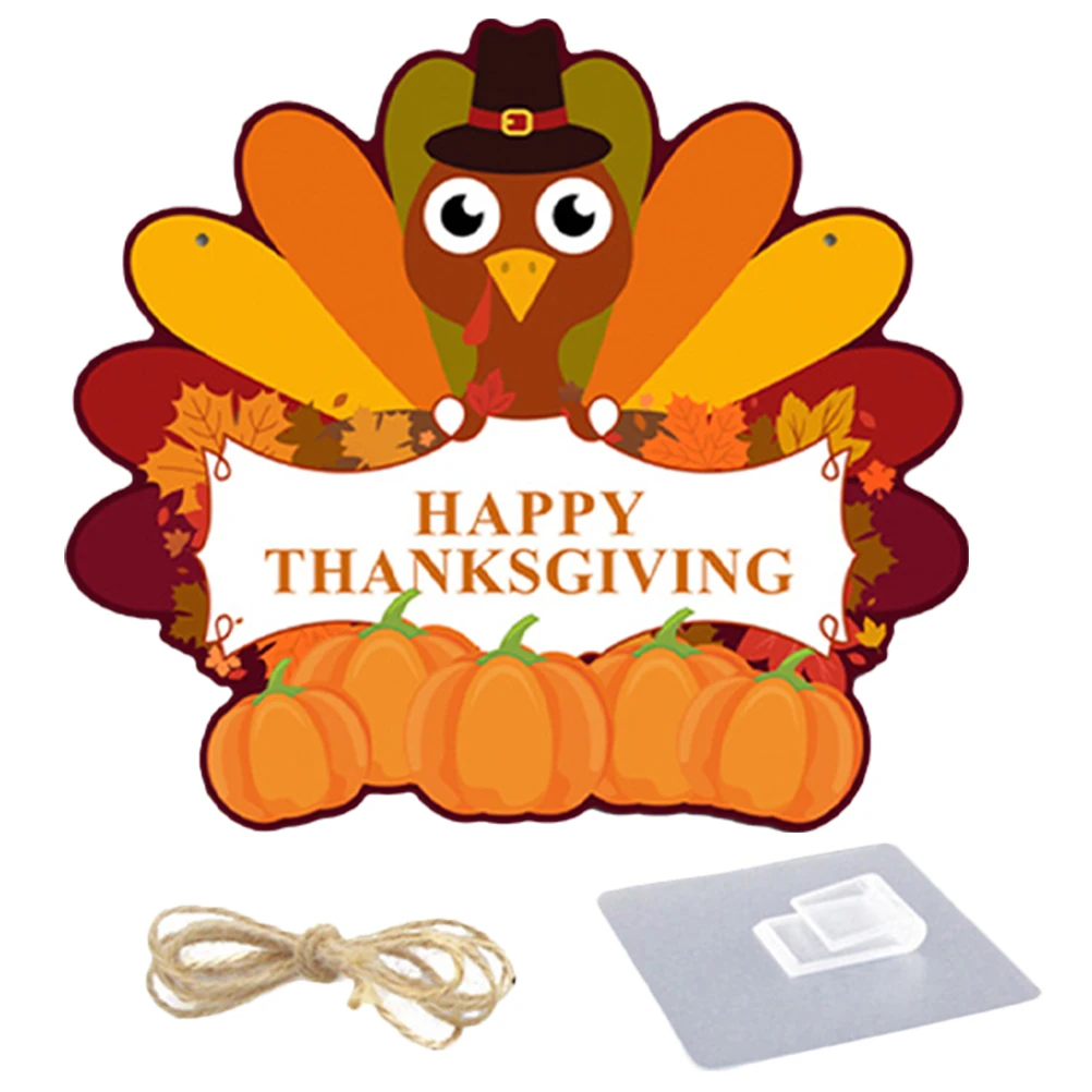 Wooden Sign Thanksgiving Decorations Durable Wood Materials Hanging Rope Great Atmosphere Home Party Door Signs
Wooden Sign Thanksgiving Decorations Durable Wood Materials Hanging Rope Great Atmosphere Home Party Door Signs