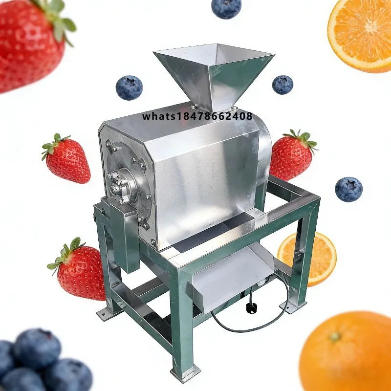 Tomato Pulp Extractor Advanced Electric Fruit Crusher for Mango Passion Fruit Pulp and Juice Process Machine
Tomato Pulp Extractor Advanced Electric Fruit Crusher for Mango Passion Fruit Pulp and Juice Process Machine