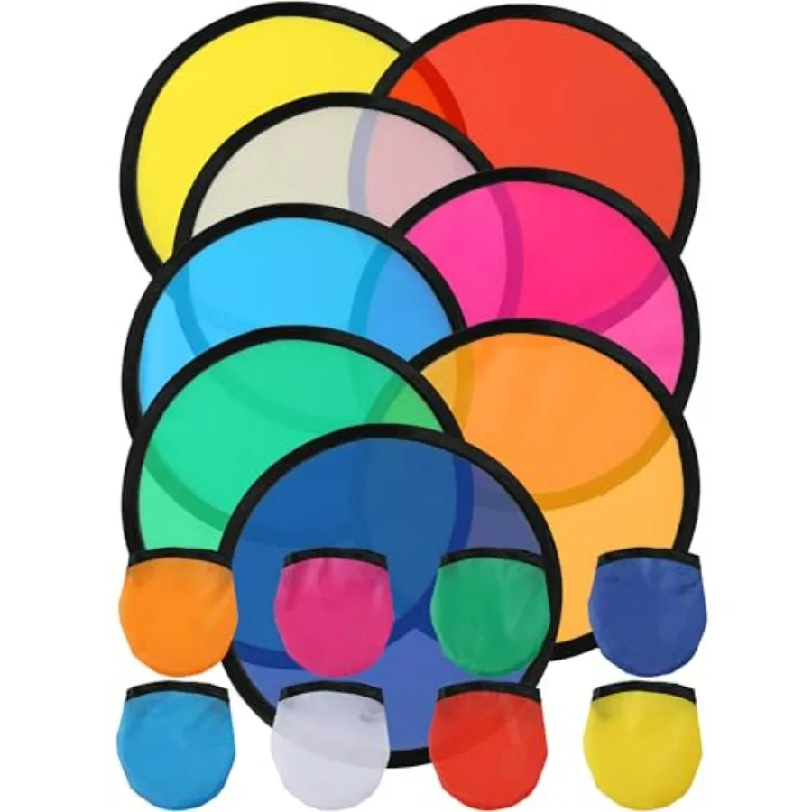 48 Pcs 7.8 Inch Mini Foldable Flying Disc Fans with Bag Folding Handheld Fan Nylon Pocket DIY Flying Discs for Summer Outdoor T
48 Pcs 7.8 Inch Mini Foldable Flying Disc Fans with Bag Folding Handheld Fan Nylon Pocket DIY Flying Discs for Summer Outdoor T