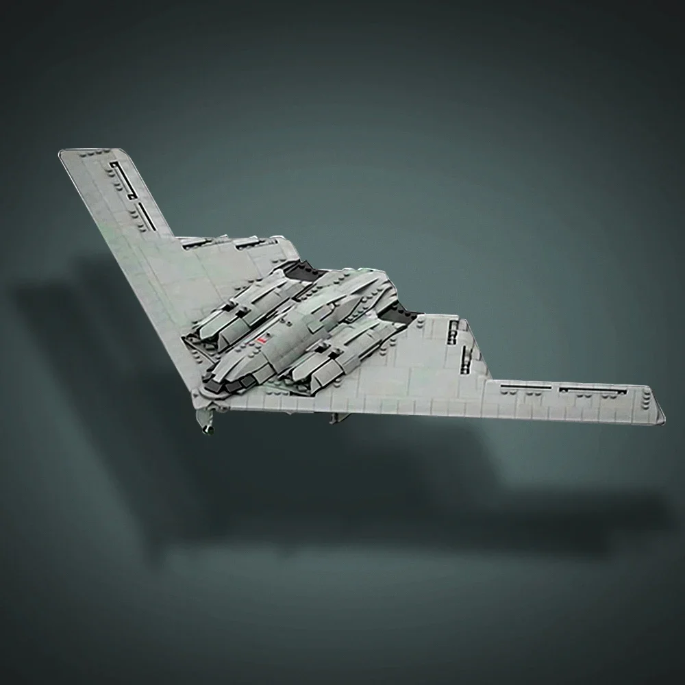 Конструктор MOC Military 1:70 B-2 Spirit Stealth Bombers Fighter, модель подводного бомбардировщика Второй мировой войны, самолёт, кирпич, детская игрушка
Конструктор MOC Military 1:70 B-2 Spirit Stealth Bombers Fighter, модель подводного бомбардировщика Второй мировой войны, самолёт, кирпич, детская игрушка