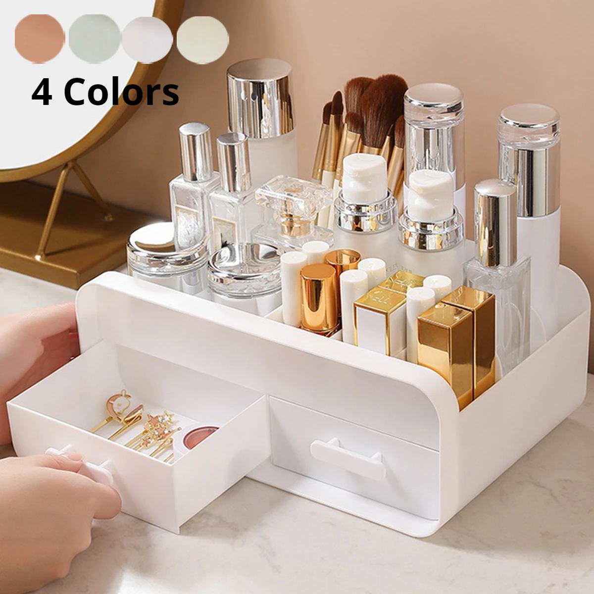 Cosmetics Makeup Multi-functional Storage Box Plastic Storage with 2/3 Drawer Home Organizer Box Makeup Case / Makeup Organizer
Cosmetics Makeup Multi-functional Storage Box Plastic Storage with 2/3 Drawer Home Organizer Box Makeup Case / Makeup Organizer