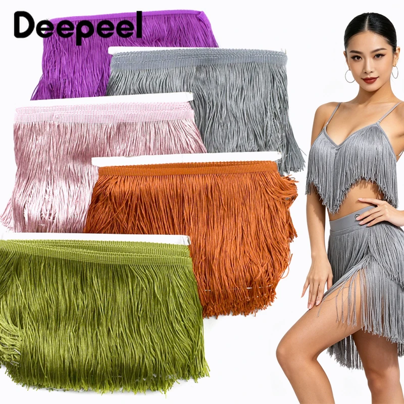 5/10Yard 15cm Polyester Tassel Fringe Trim for Latin Dress Curtain Sofa Cover Stage Decor Textile Sewing Costume Handmade Supply
5/10Yard 15cm Polyester Tassel Fringe Trim for Latin Dress Curtain Sofa Cover Stage Decor Textile Sewing Costume Handmade Supply
