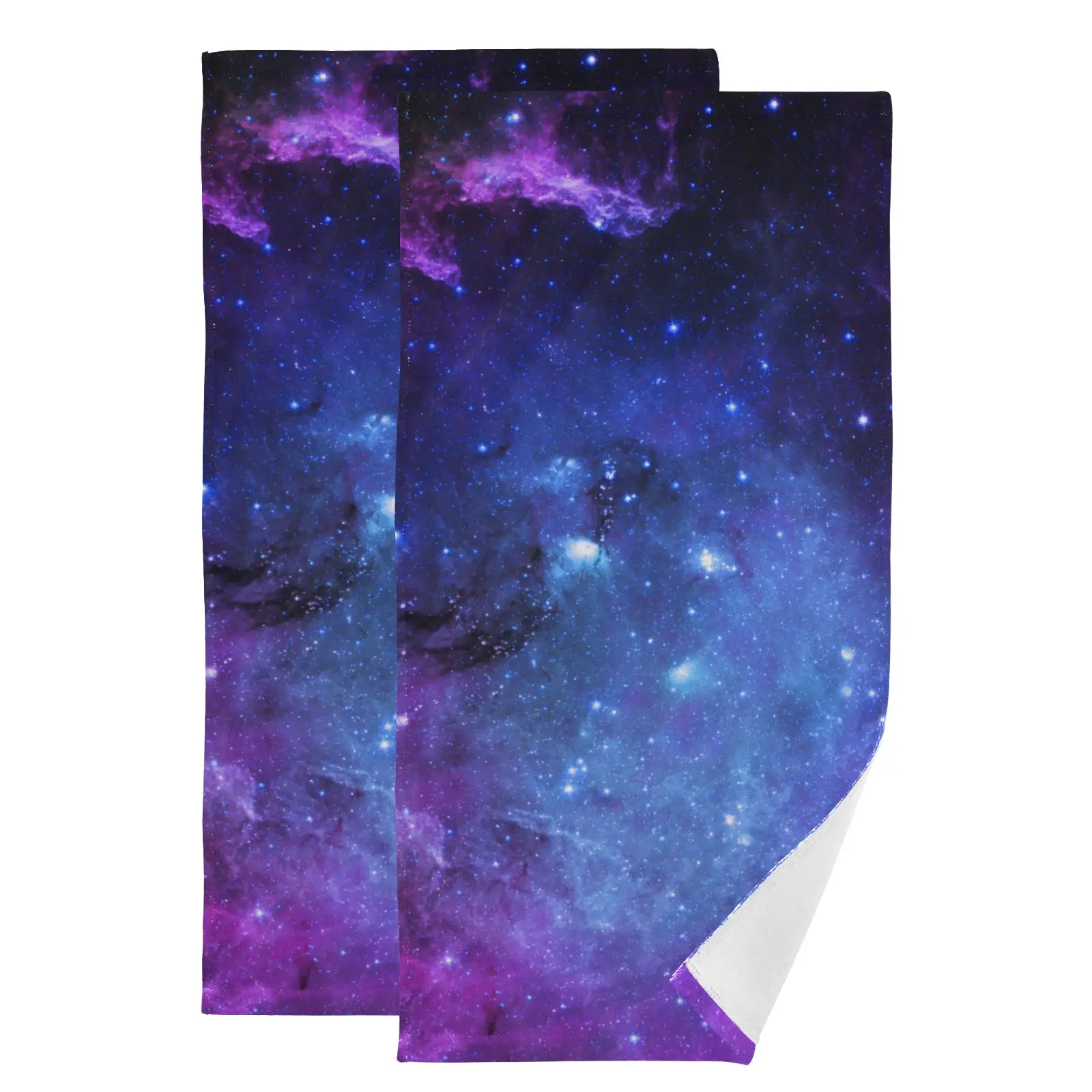 Purple Galaxy Starry Sky Print 2 Pieces Towel Set Soft Absorbent Quick-Drying Hand Towel Washcloth For Bathroom Shower Gym Spa
Purple Galaxy Starry Sky Print 2 Pieces Towel Set Soft Absorbent Quick-Drying Hand Towel Washcloth For Bathroom Shower Gym Spa