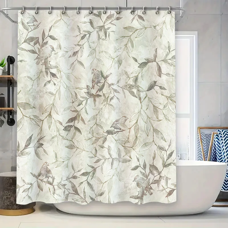 Винтажная занавеска для душа с узором листьев, коллекция декора для ванной комнаты для украшения ванной комнаты, водонепроницаемая ткань, аксессуары для дома белого цвета/Be
Винтажная занавеска для душа с узором листьев, коллекция декора для ванной комнаты для украшения ванной комнаты, водонепроницаемая ткань, аксессуары для дома белого цвета/Be