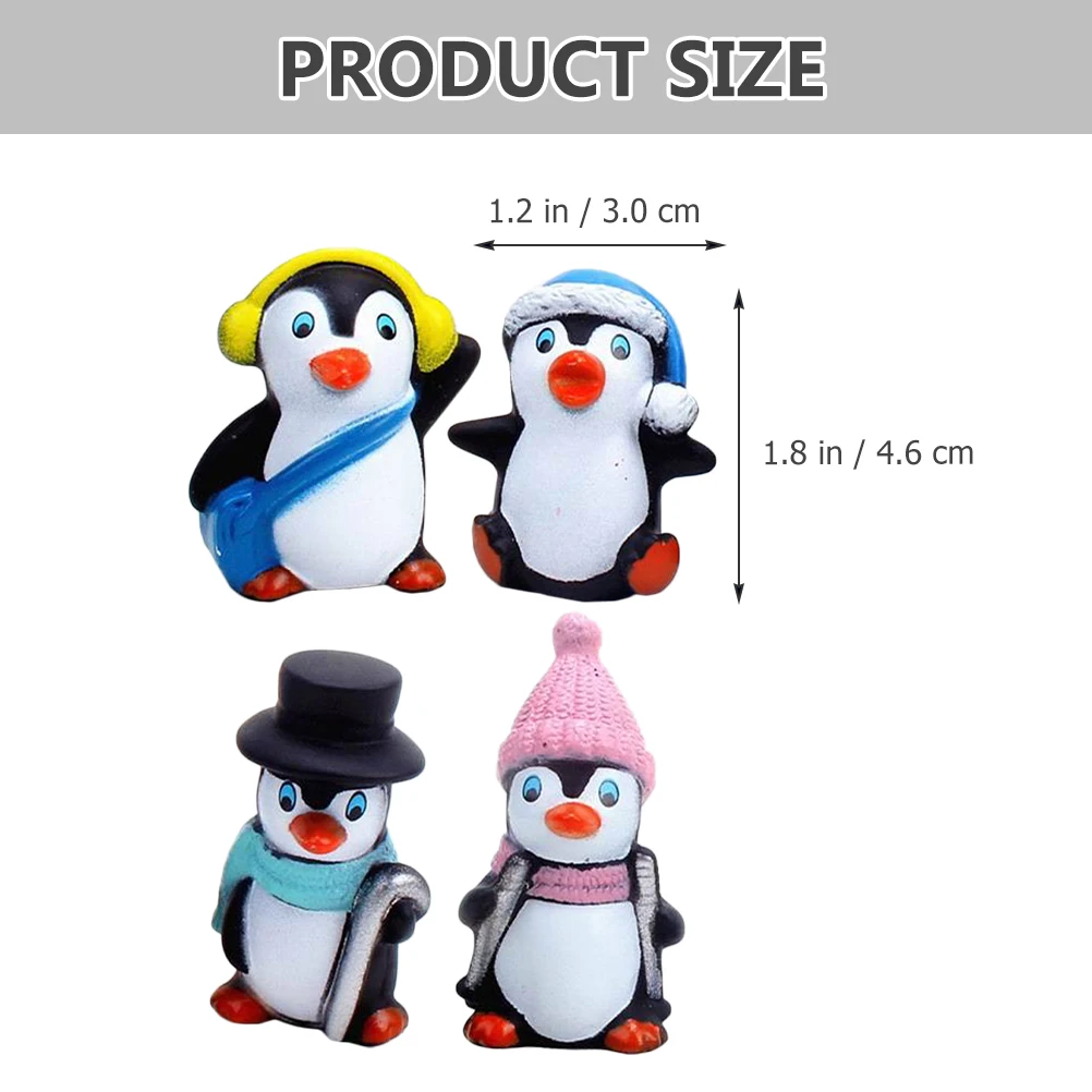 12 Pcs Glue Penguin Ornaments Toy Decoration Decorations Small Figure Christmas Figurines Statue Miniature
12 Pcs Glue Penguin Ornaments Toy Decoration Decorations Small Figure Christmas Figurines Statue Miniature