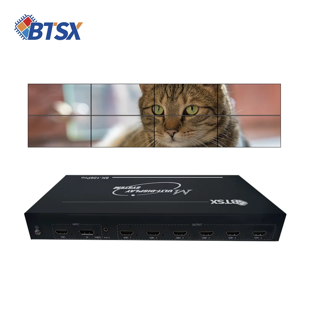 8K Multi-Screen Extender & UHD Video Processor | FPGA Zero Latency, HDMI/DP, Industrial-Grade Video Wall Solution
8K Multi-Screen Extender & UHD Video Processor | FPGA Zero Latency, HDMI/DP, Industrial-Grade Video Wall Solution