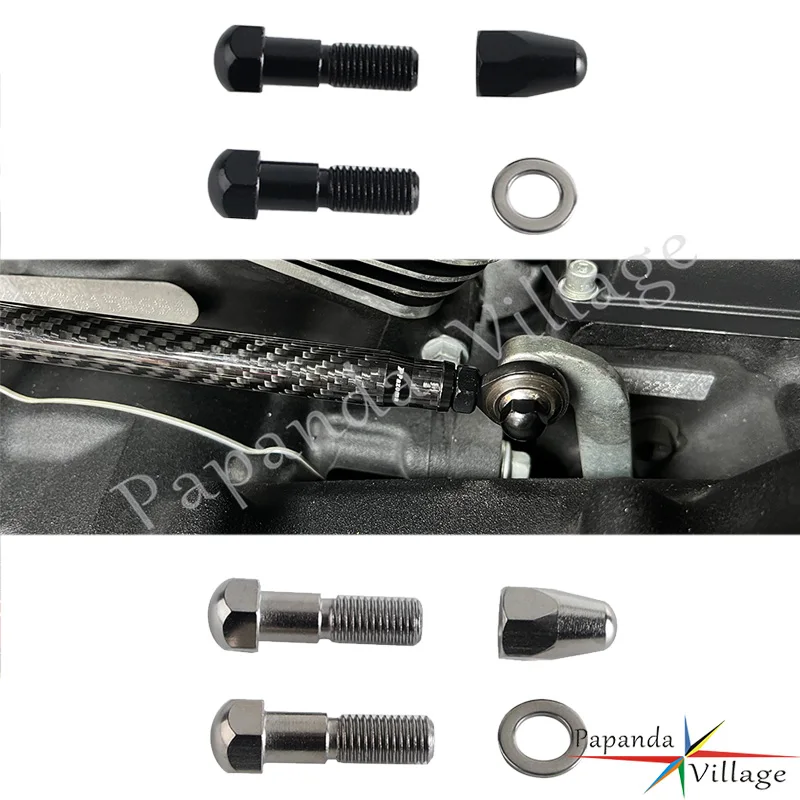 Motorcycle Accessories Shift Linkage 5/16-24*7/8 Inch Mounting Screws Acorn Nuts With Spacer For Harley Touring Softail 86-2026
Motorcycle Accessories Shift Linkage 5/16-24*7/8 Inch Mounting Screws Acorn Nuts With Spacer For Harley Touring Softail 86-2026
