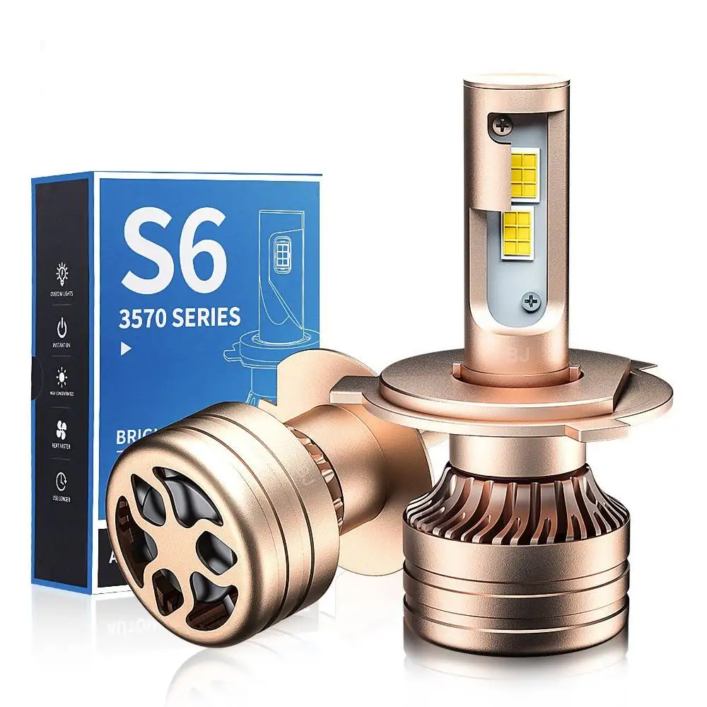 H4 LED Headlight Kit HB2 9003 Hi/Lo beams Super Bright 6000K Car Light Lamp Bulb Plug and Play Easy installation
H4 LED Headlight Kit HB2 9003 Hi/Lo beams Super Bright 6000K Car Light Lamp Bulb Plug and Play Easy installation