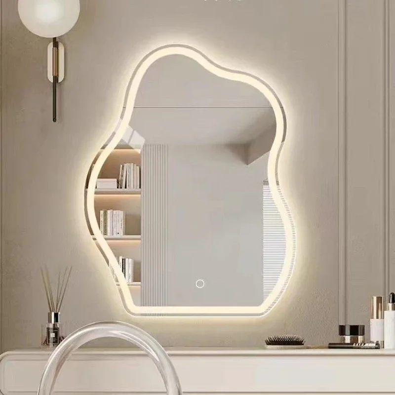 Irregular internet celebrity cloud makeup mirror with unconventional creativity modern LED light sintelligent Instagram style
Irregular internet celebrity cloud makeup mirror with unconventional creativity modern LED light sintelligent Instagram style