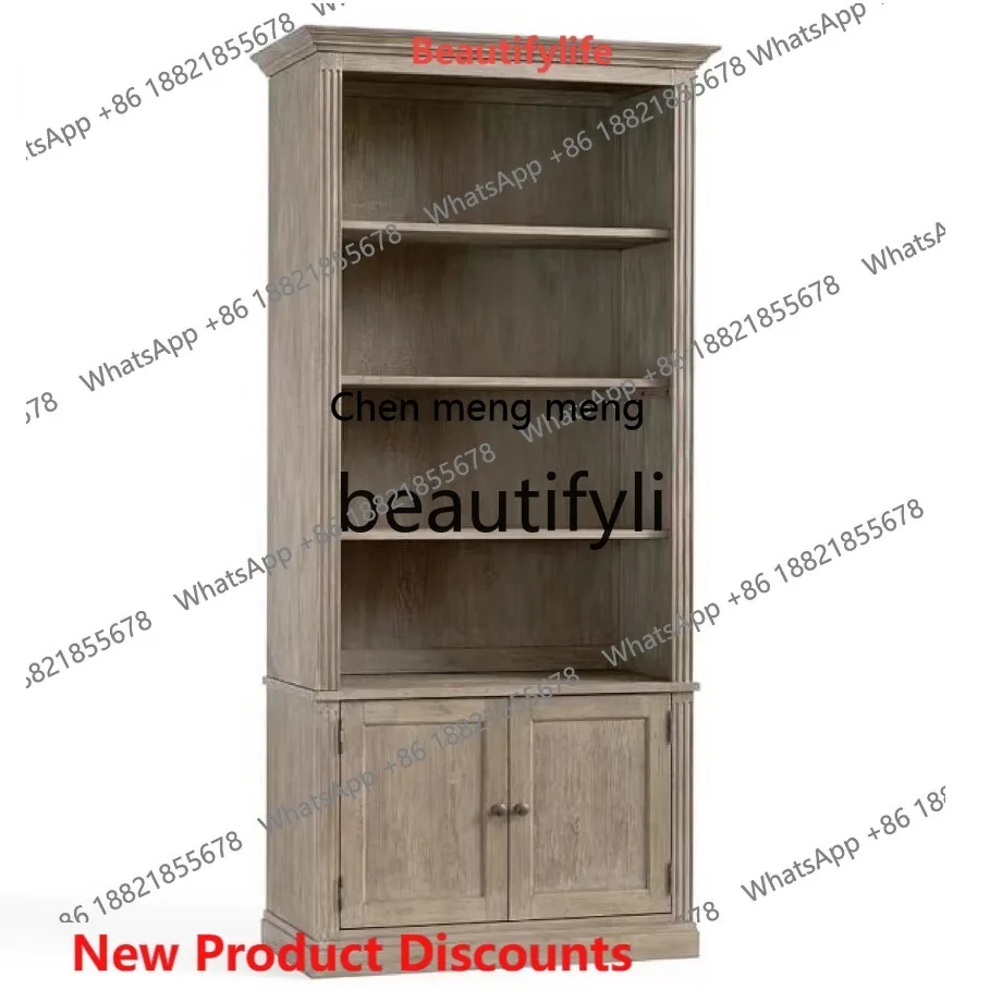 New arrive American Style Solid Wood Floor Bookshelf Storage Cabinet Living Room Organizer Simple Modern Bookcase
New arrive American Style Solid Wood Floor Bookshelf Storage Cabinet Living Room Organizer Simple Modern Bookcase