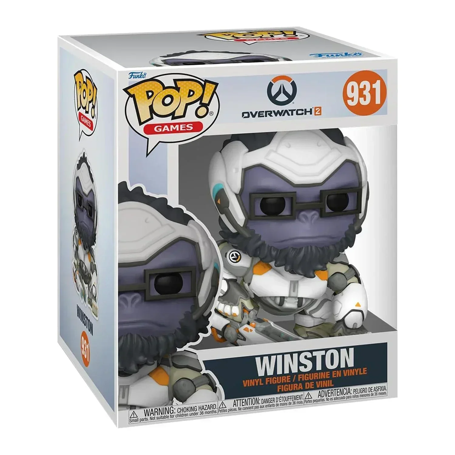 Genuine Original Funko Pop! Games Vinyl Figure 931 Overwatch 2 Winston in White Armor Limited Edition Toy Gift Birthday Gift
Genuine Original Funko Pop! Games Vinyl Figure 931 Overwatch 2 Winston in White Armor Limited Edition Toy Gift Birthday Gift