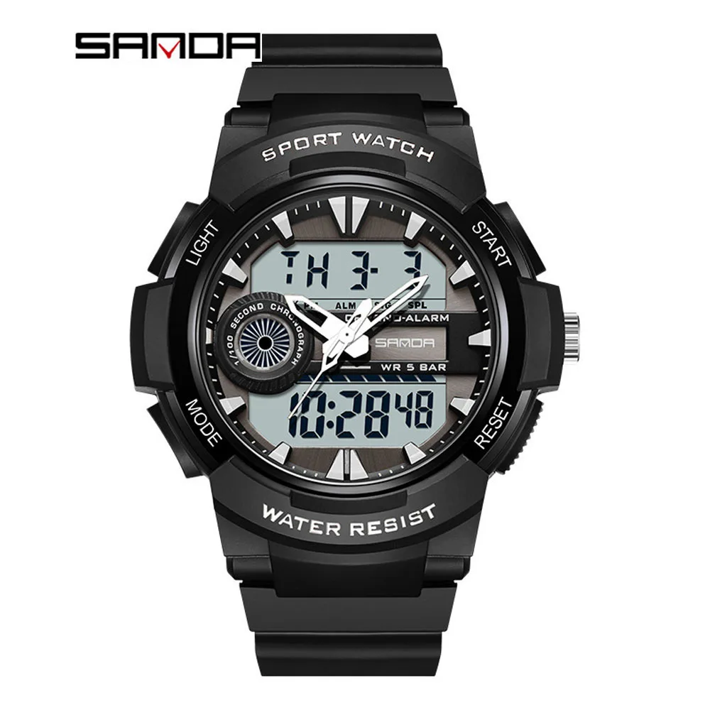 2023 Fashion Sanda Sports Men's Watches Top Brand Dual Display Watch 50m Waterproof Wristwatch For Male Clock Relogio Masculino
2023 Fashion Sanda Sports Men's Watches Top Brand Dual Display Watch 50m Waterproof Wristwatch For Male Clock Relogio Masculino