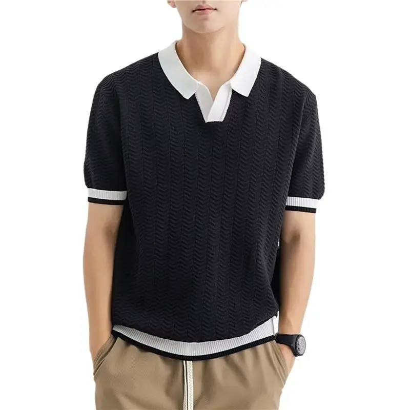 NEW-Mens Bubble Jacquard Po-Lo Shirt Super Stretch Short Sleeve Po-Lo Shirts For Men
NEW-Mens Bubble Jacquard Po-Lo Shirt Super Stretch Short Sleeve Po-Lo Shirts For Men