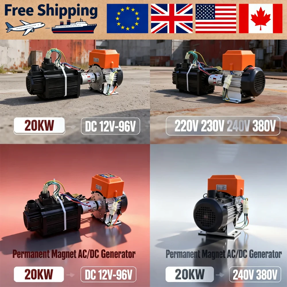 30KW 20KW Free Energy Generator 220V Permanent Magnet AC/DC Generator380V 240V Alternator For Wind Turbine Camping Fast Delivery
30KW 20KW Free Energy Generator 220V Permanent Magnet AC/DC Generator380V 240V Alternator For Wind Turbine Camping Fast Delivery