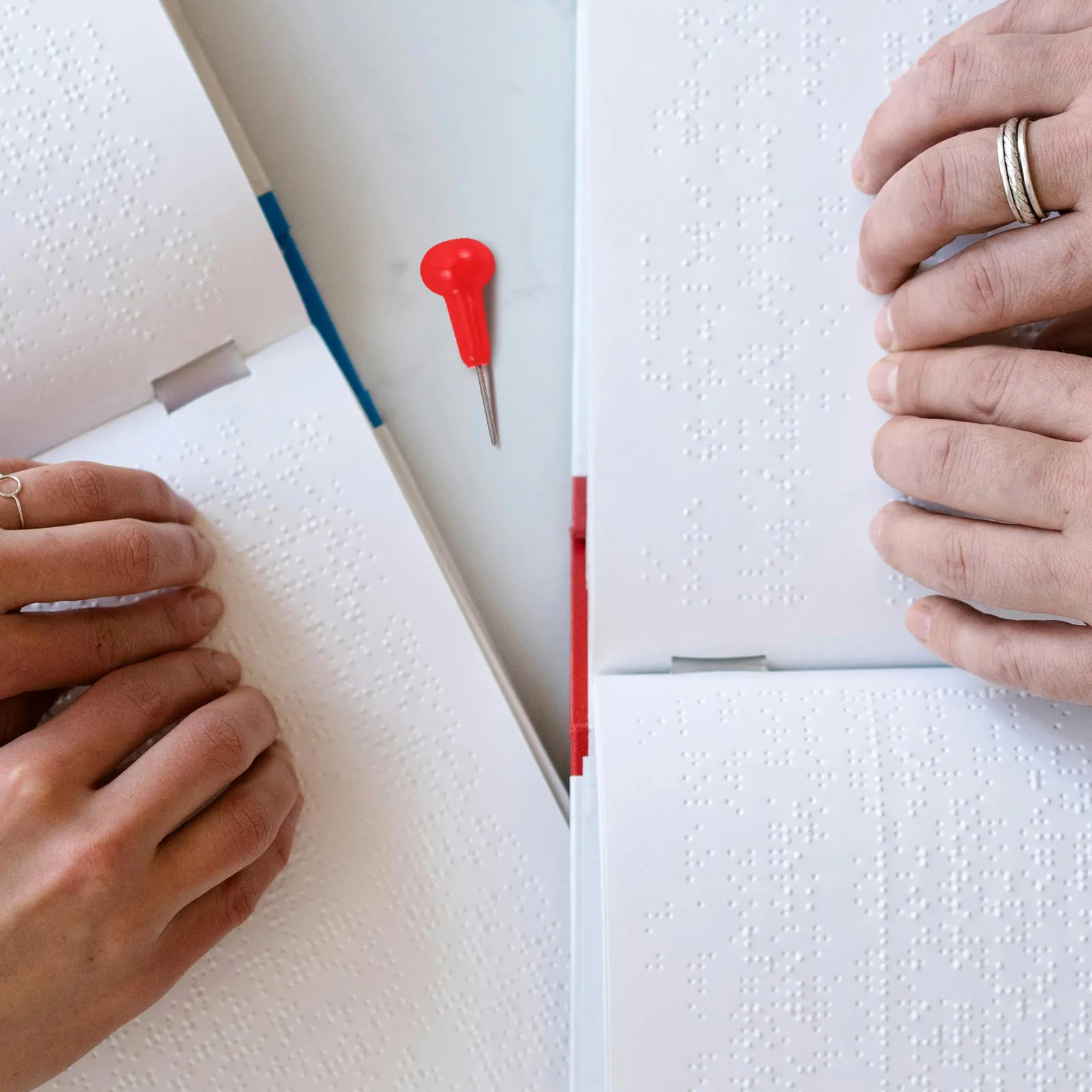 Braille Dotting Pen for Blind Students Tactile Writing Instrument Ergonomic Grip Braille Writing Supplies Durable Tactile Stylus 
Braille Dotting Pen for Blind Students Tactile Writing Instrument Ergonomic Grip Braille Writing Supplies Durable Tactile Stylus