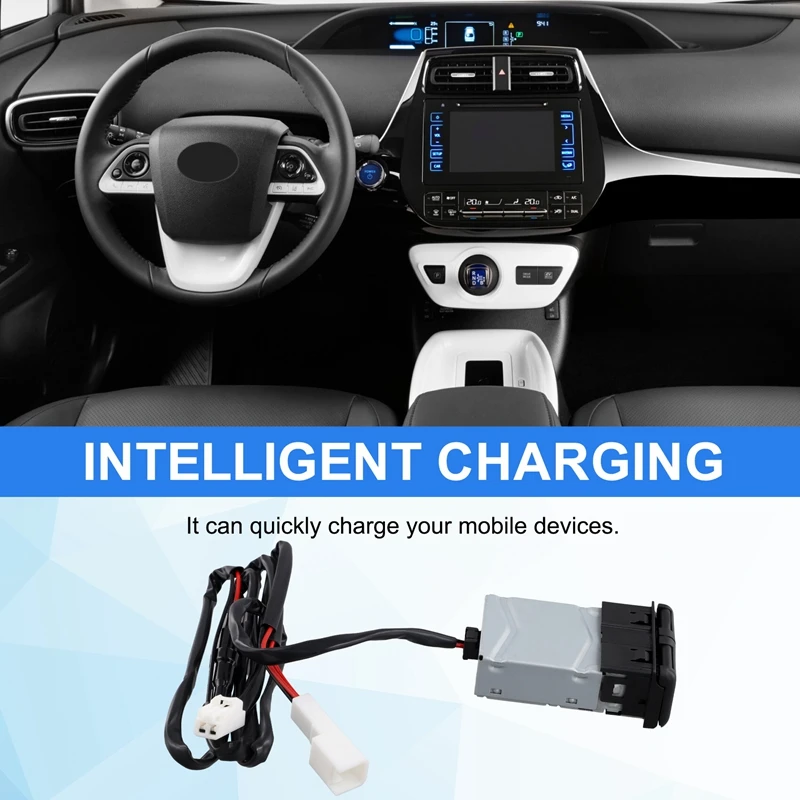 USB Type-C Quick Charger For Toyota Sienna Camry Highlander Corolla RAV4 Land Cruiser 70 2018-2022
USB Type-C Quick Charger For Toyota Sienna Camry Highlander Corolla RAV4 Land Cruiser 70 2018-2022