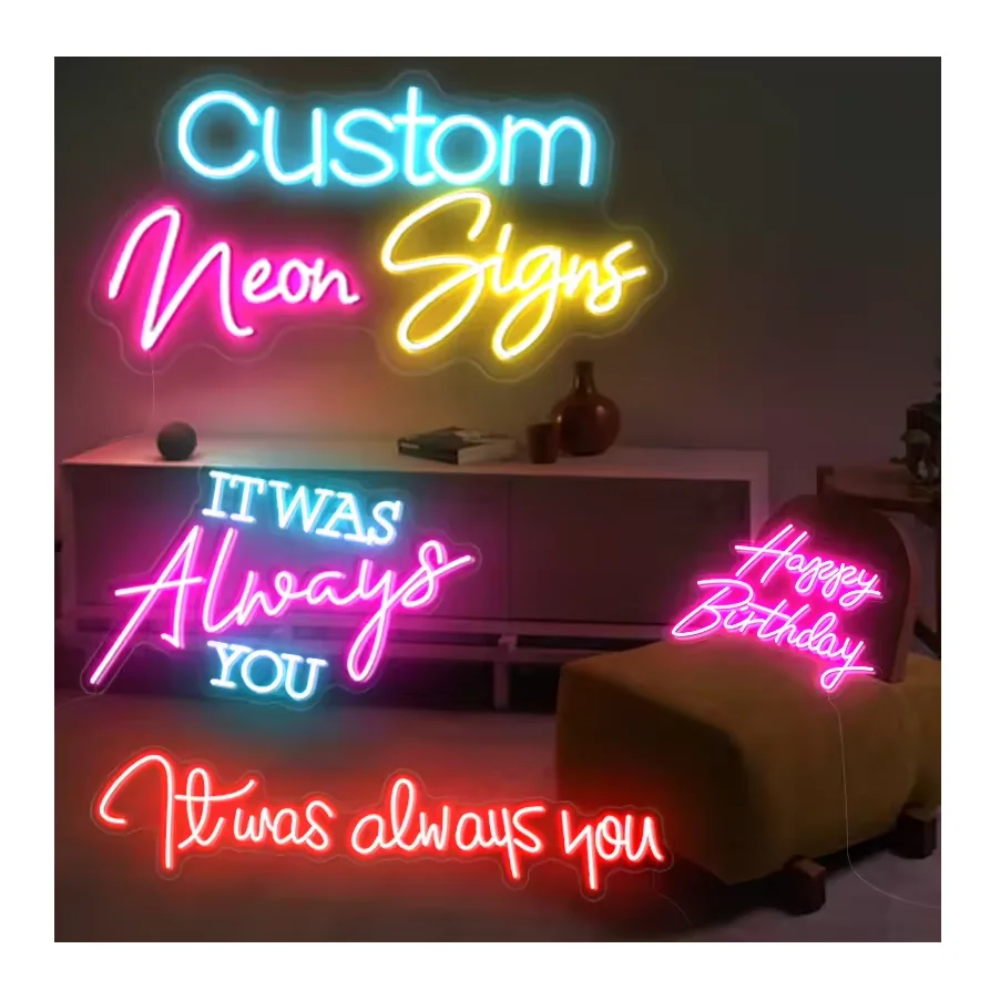 STLF Dropshipping Supplier Bulk Led Custom Neon Sign Wedding Happy Birthday Letter Light logo Custom Led Neon Sign
STLF Dropshipping Supplier Bulk Led Custom Neon Sign Wedding Happy Birthday Letter Light logo Custom Led Neon Sign
