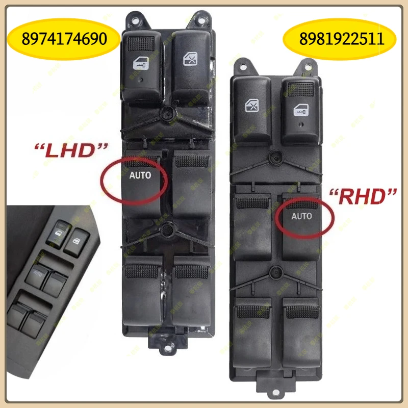 8981922511 8974174690 Car For Isuzu D-Max Dmax Pickup 2012-2019 8-98192251-1 Auto Electric Power Master Window Switch
8981922511 8974174690 Car For Isuzu D-Max Dmax Pickup 2012-2019 8-98192251-1 Auto Electric Power Master Window Switch