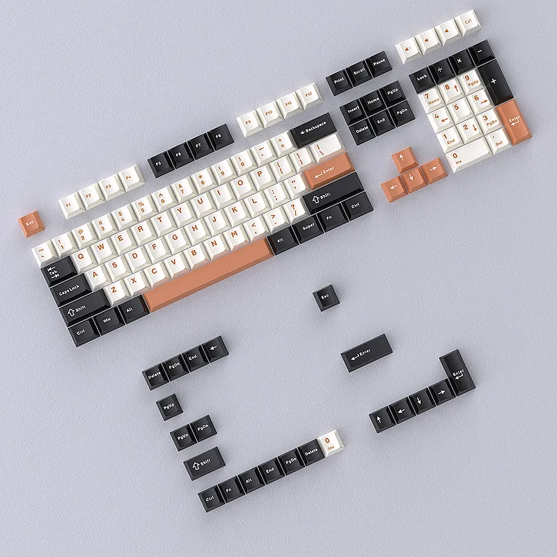Milk white red mechanical keyboard keycap Sanpin PBT small full set of customized two-color
Milk white red mechanical keyboard keycap Sanpin PBT small full set of customized two-color