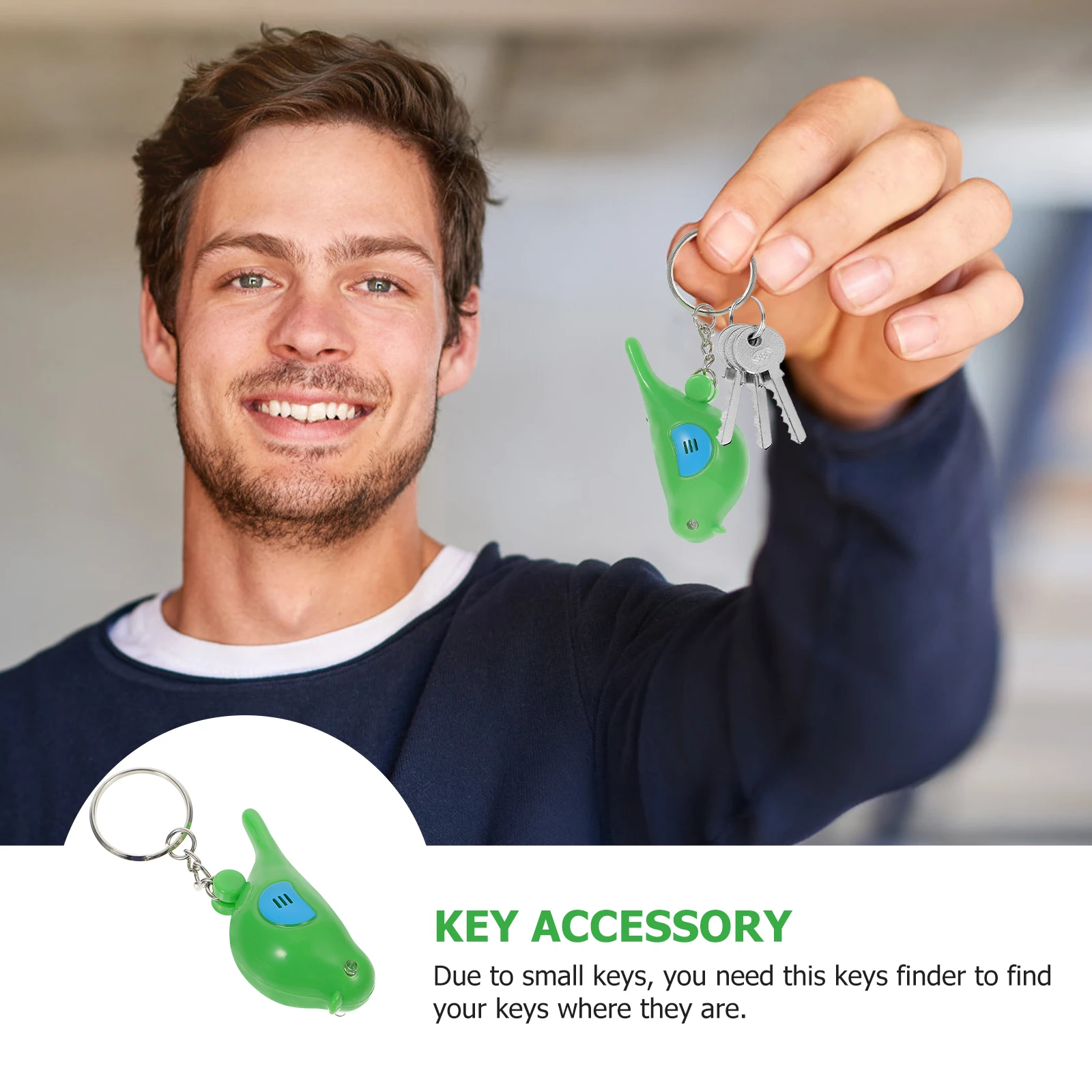 ABS Lightweight Portable Bird Shaped Anti Lost Keychain Creative Key Accessory Storage Gift Family Friends 
ABS Lightweight Portable Bird Shaped Anti Lost Keychain Creative Key Accessory Storage Gift Family Friends
