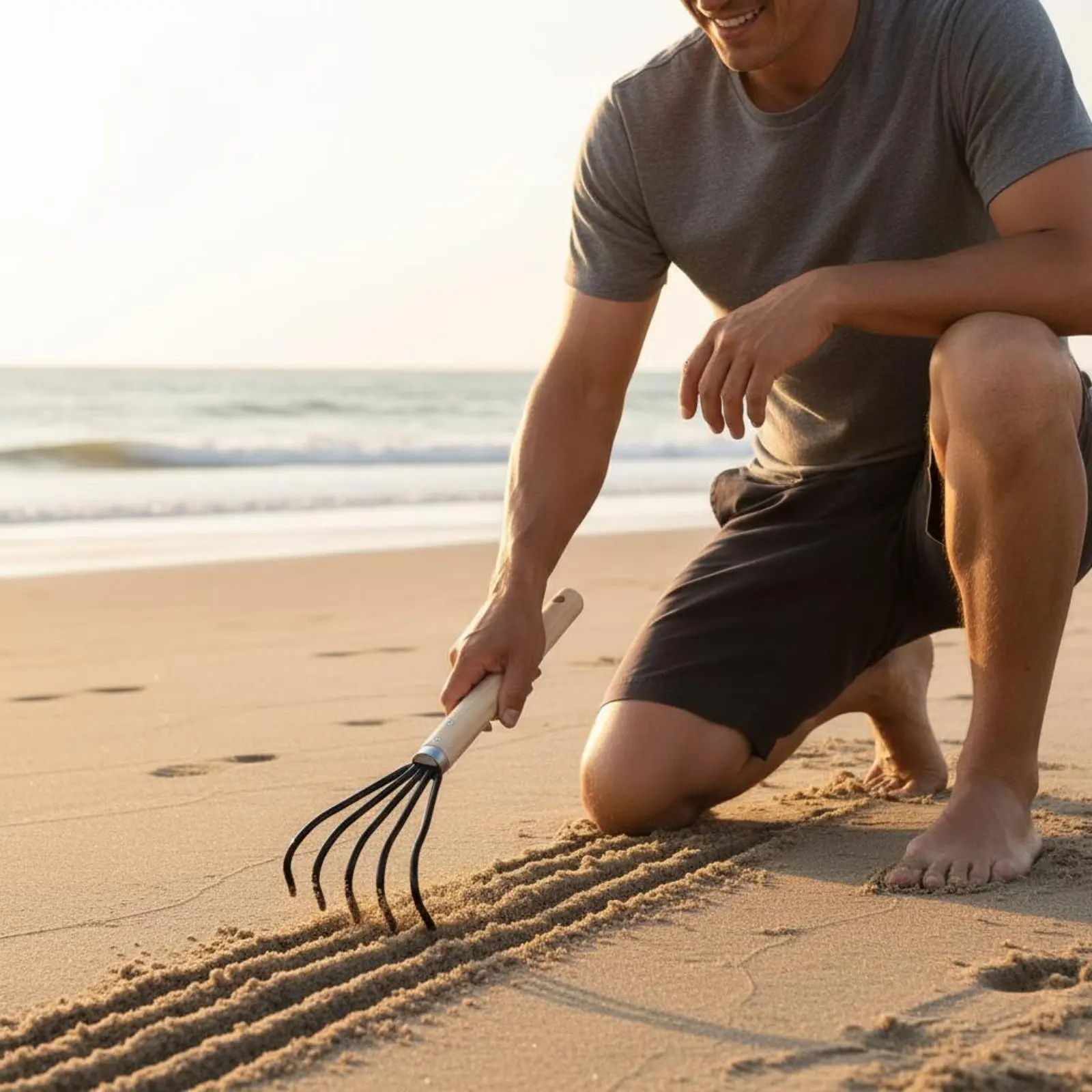 5-Claw Rake Non-Slip Handle Seafood Digging Rake Outdoor Tool Long-Lasting Lightweight for Beach
5-Claw Rake Non-Slip Handle Seafood Digging Rake Outdoor Tool Long-Lasting Lightweight for Beach