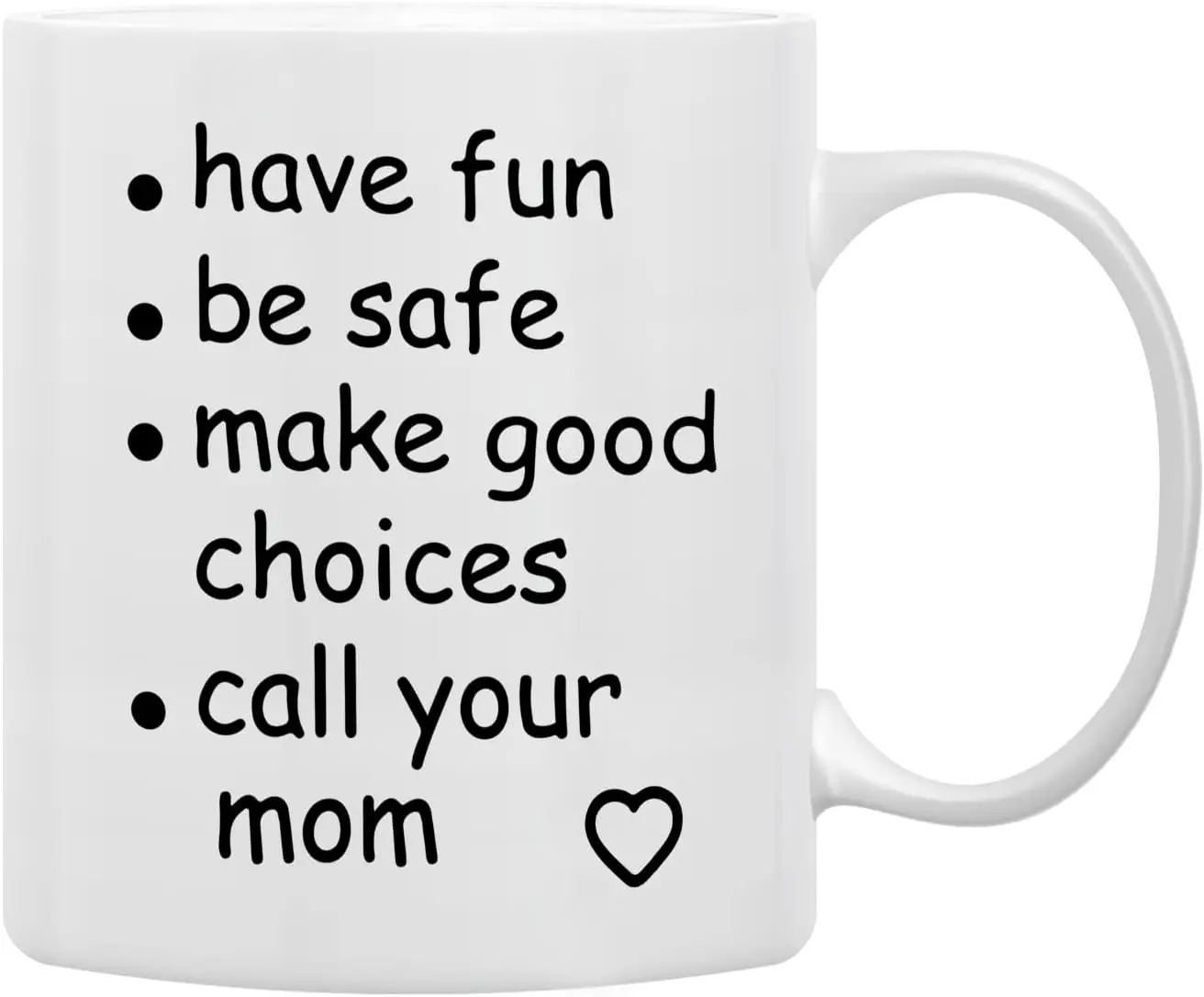 Забавная кофейная кружка с надписью «Call Your Mom», подарки на выпускной, кофейные чашки с надписью «Call Your Mom», керамические 11 унций, подарки для колледжа, чайная чашка, кружка, чашка, подарки F
Забавная кофейная кружка с надписью «Call Your Mom», подарки на выпускной, кофейные чашки с надписью «Call Your Mom», керамические 11 унций, подарки для колледжа, чайная чашка, кружка, чашка, подарки F