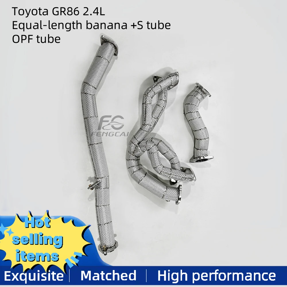 High quality stainless steel exhaust iso-length Musa +S pipe +OPF pipe for Toyota GR86 2.4L engine exhaust system
High quality stainless steel exhaust iso-length Musa +S pipe +OPF pipe for Toyota GR86 2.4L engine exhaust system