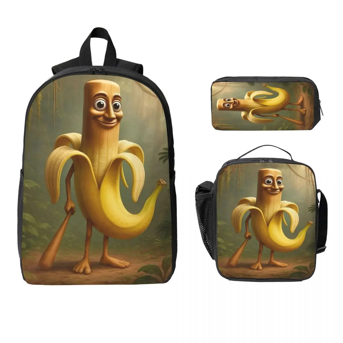 3Pcs Thug Thug Thug Sahur Theme School bags Set for Boy Girl Pen Bags Backpack Sets with Lunch Box For School Students Daypack
3Pcs Thug Thug Thug Sahur Theme School bags Set for Boy Girl Pen Bags Backpack Sets with Lunch Box For School Students Daypack