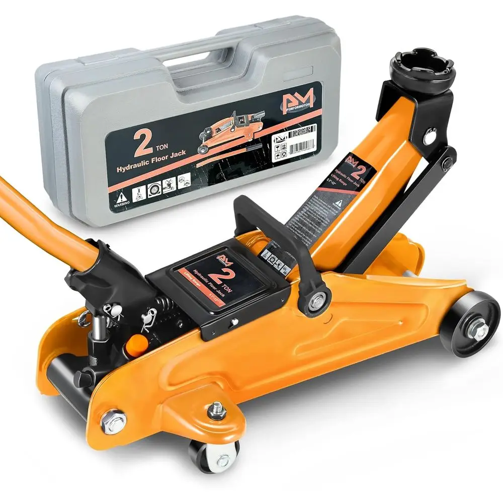 2 Ton Low Profile Hydraulic Trolley Jack, 5.1-13 Lifting Range, Orange
2 Ton Low Profile Hydraulic Trolley Jack, 5.1-13 Lifting Range, Orange