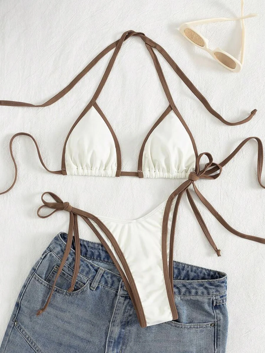 Micro Bikinis 2025 Sexy Swimsuit Women Swimwear Push Up Brazilian Bikini Set Patchwork Biquini Summer Halter Beachwear Female
Micro Bikinis 2025 Sexy Swimsuit Women Swimwear Push Up Brazilian Bikini Set Patchwork Biquini Summer Halter Beachwear Female