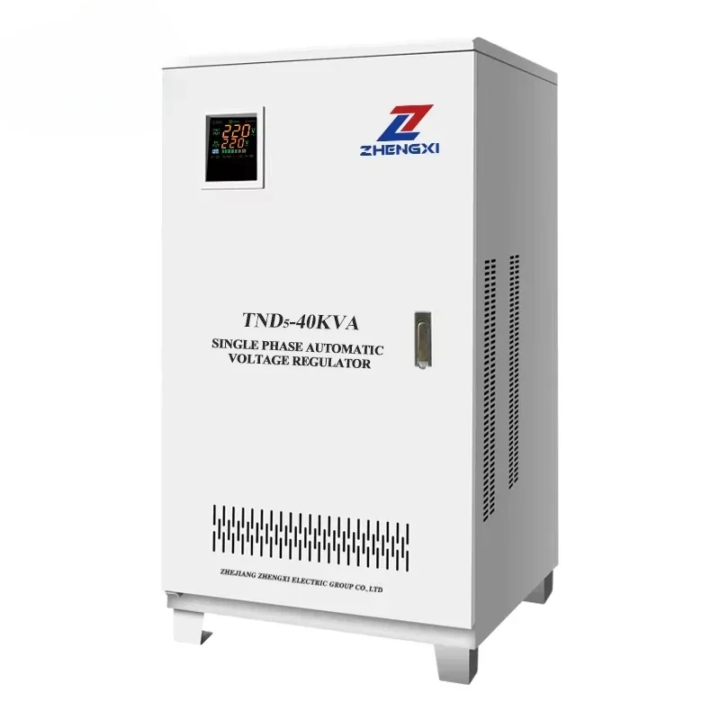 TND3-40KVA 50KVA single phase 220V to 110V LCD Display Ultra low voltage Smart homeuse AVR Voltage stabilizer Regulator
TND3-40KVA 50KVA single phase 220V to 110V LCD Display Ultra low voltage Smart homeuse AVR Voltage stabilizer Regulator