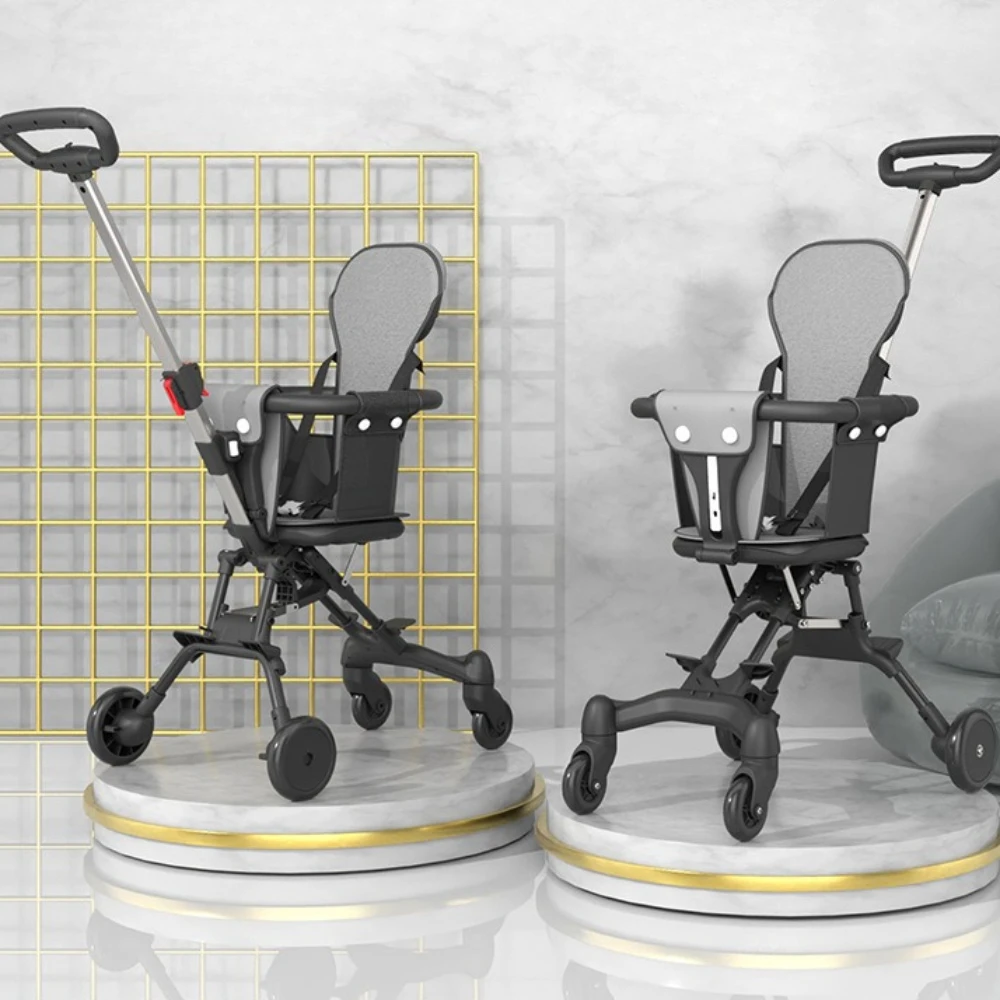 360° Reversible Stroller Lightweight Foldable Baby Pushchair with 4-Wheel Shock Absorption Airplane Approved Travel Buggy
360° Reversible Stroller Lightweight Foldable Baby Pushchair with 4-Wheel Shock Absorption Airplane Approved Travel Buggy