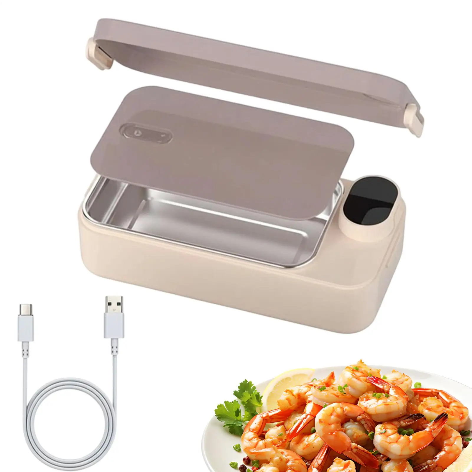 Перезаряжаемый электрический ланч-бокс с подогревом, портативный контейнер для еды из нержавеющей стали для детей, взрослых, офиса, работы, школы, путешествий
Перезаряжаемый электрический ланч-бокс с подогревом, портативный контейнер для еды из нержавеющей стали для детей, взрослых, офиса, работы, школы, путешествий