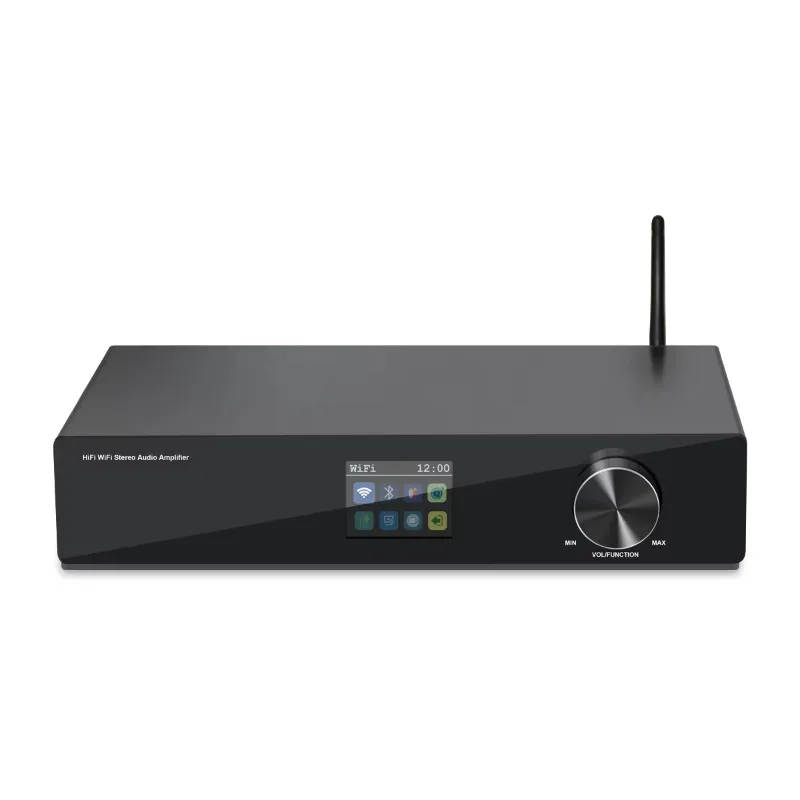 Hifi Wi-Fi BT аудиоусилитель Airplay Multiroom 2 x 275 Вт, стереоусилитель мощности с RCA, Phono, HDMI, оптическими входами и выходами
Hifi Wi-Fi BT аудиоусилитель Airplay Multiroom 2 x 275 Вт, стереоусилитель мощности с RCA, Phono, HDMI, оптическими входами и выходами