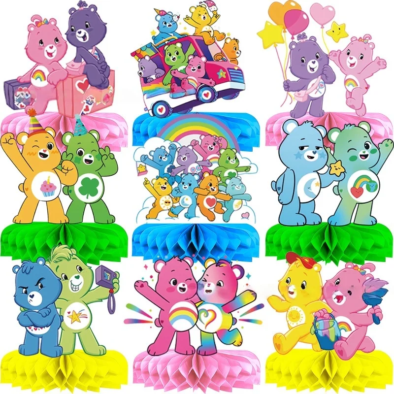 New 9 Pieces Rainbow Bear Love Bear Birthday Party Decoration Kids Party Supplies Cupcake Decoration Background Centerpiece
New 9 Pieces Rainbow Bear Love Bear Birthday Party Decoration Kids Party Supplies Cupcake Decoration Background Centerpiece
