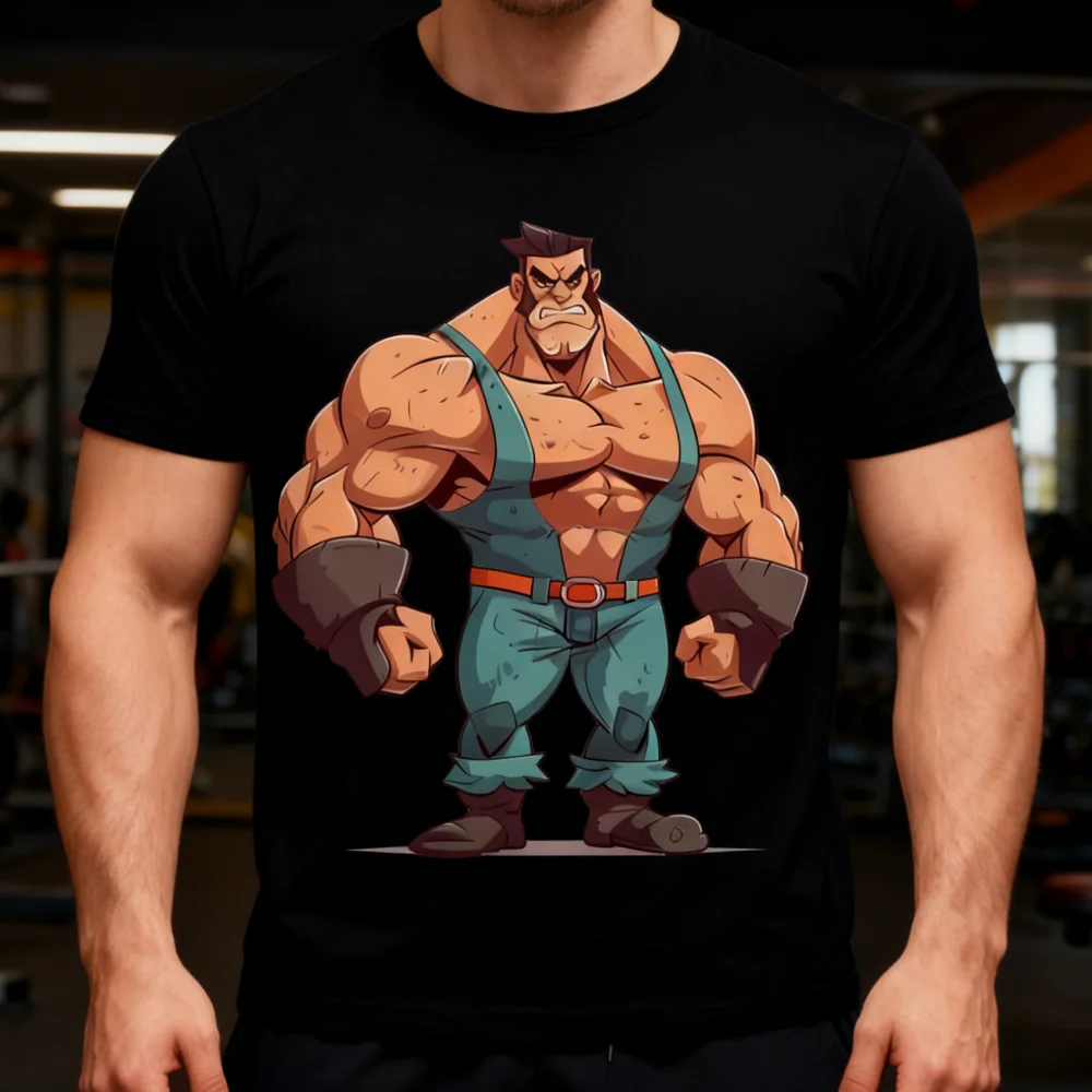 Oversize Muscle Print Men's T-shirt Daily Gym Fitness Training Crew Neck Men Clothing Outdoor Sport Fashion Short Sleeve Pullove
Oversize Muscle Print Men's T-shirt Daily Gym Fitness Training Crew Neck Men Clothing Outdoor Sport Fashion Short Sleeve Pullove