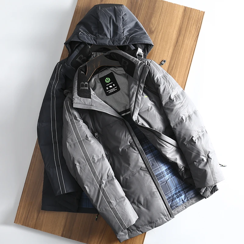 Heavyweight Recommendation! Men's Winter down Jacket Waterproof Taped Zipper 90 White Duck down Padded Coat Youth Fashion
Heavyweight Recommendation! Men's Winter down Jacket Waterproof Taped Zipper 90 White Duck down Padded Coat Youth Fashion