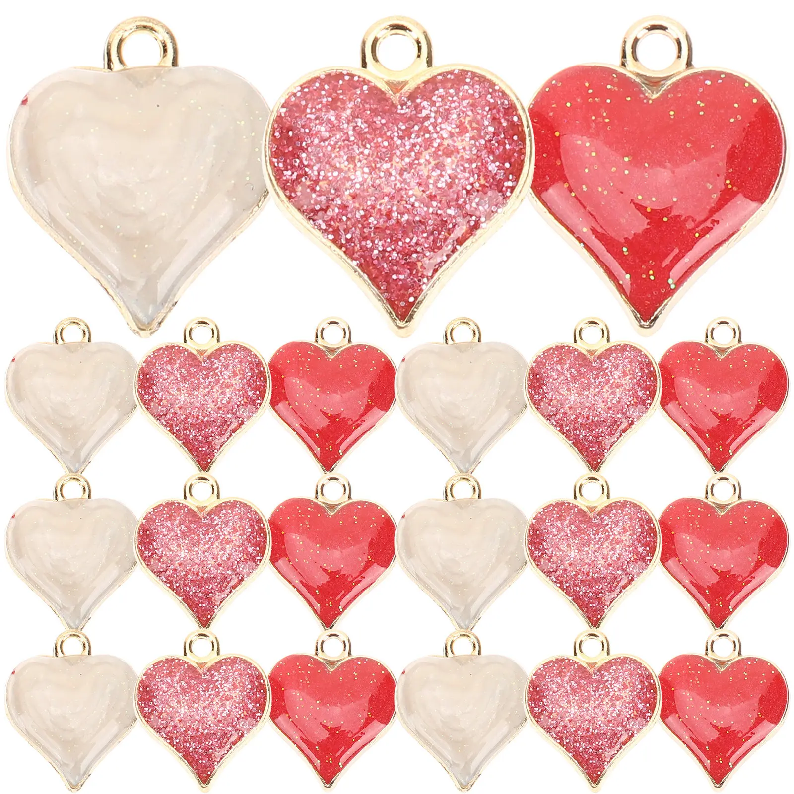 30Pcs Alloy Heart Shaped Pendant Charms DIY Jewelry Making Decorative Necklace Bracelet Earring Accessories DIY Pendants
30Pcs Alloy Heart Shaped Pendant Charms DIY Jewelry Making Decorative Necklace Bracelet Earring Accessories DIY Pendants