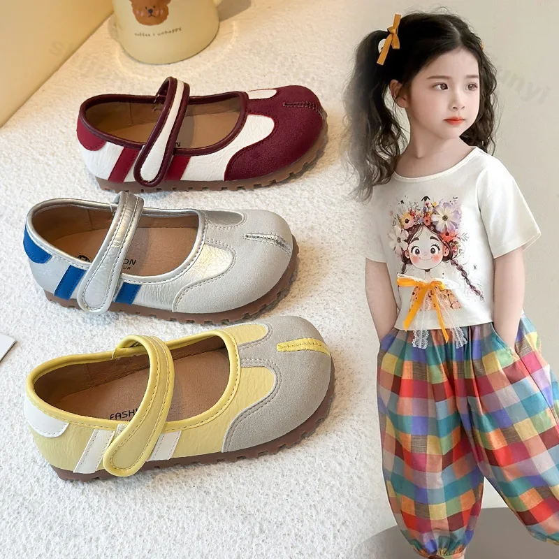 Retro Style Flat Soled Single Shoes for Girls' Spring 2025 New Shallow Mouth Mary Jane Shoes Fashion Comfortable Princess Flats
Retro Style Flat Soled Single Shoes for Girls' Spring 2025 New Shallow Mouth Mary Jane Shoes Fashion Comfortable Princess Flats