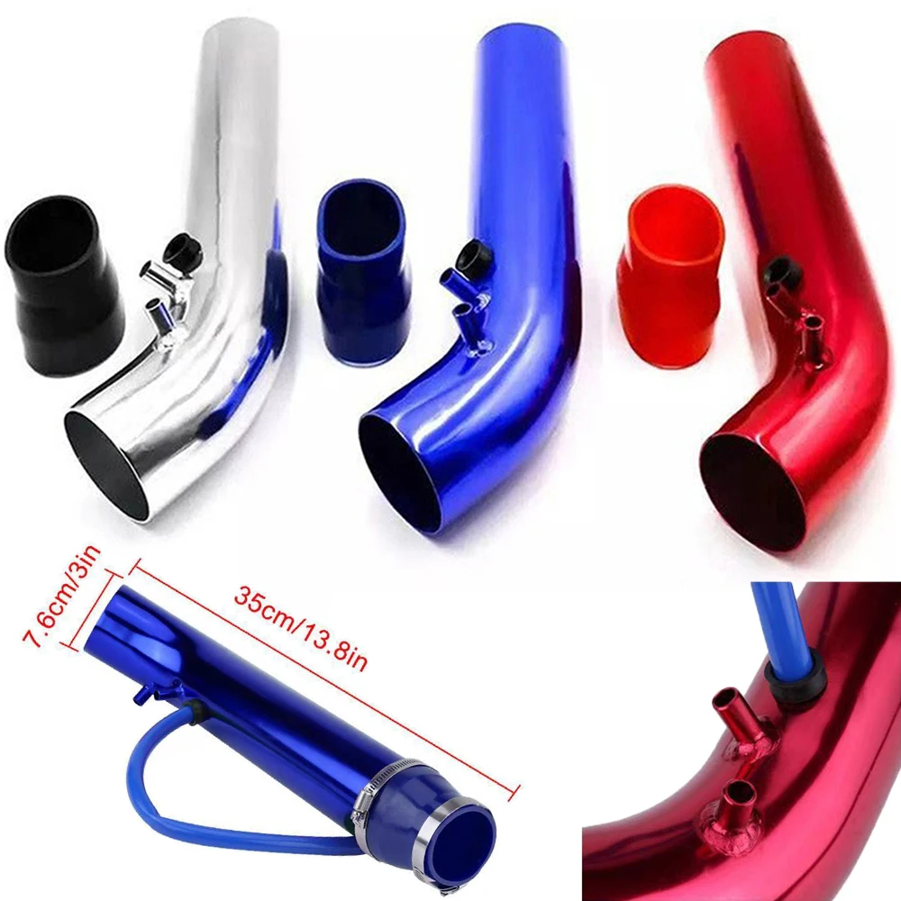 Universal Aluminum Car Air Intake Pipe Kit 3inch 76mm Cold Air Intake System Turbo Induction Pipe Tube Kit High Flow Performace
Universal Aluminum Car Air Intake Pipe Kit 3inch 76mm Cold Air Intake System Turbo Induction Pipe Tube Kit High Flow Performace