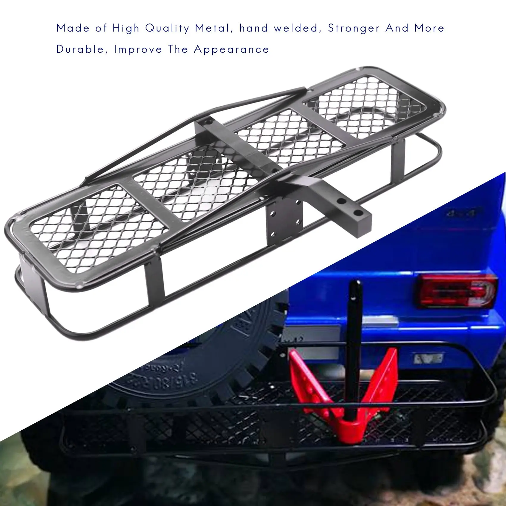 FBIL-Metal Rear Bumper Back Hitch Carrier For 1/10 RC Crawler Axial SCX10 90046 SCX10 III AXI03007 Traxxas TRX4 D90 TF2
FBIL-Metal Rear Bumper Back Hitch Carrier For 1/10 RC Crawler Axial SCX10 90046 SCX10 III AXI03007 Traxxas TRX4 D90 TF2
