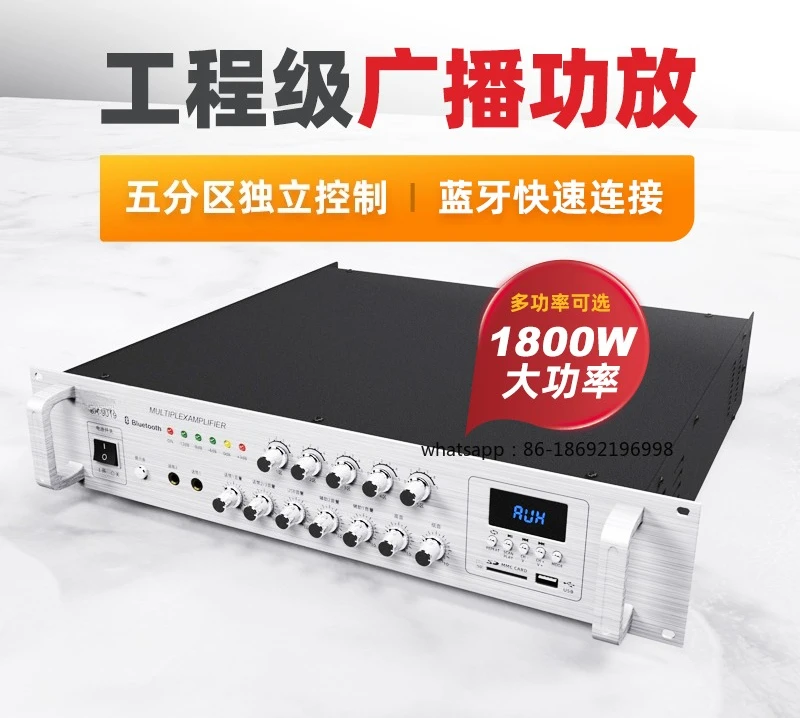 SA-9019 High Power Amplifier Professional Commercial Constant Voltage Bluetooth Partition Amplifier Audio Air Amplifier
SA-9019 High Power Amplifier Professional Commercial Constant Voltage Bluetooth Partition Amplifier Audio Air Amplifier