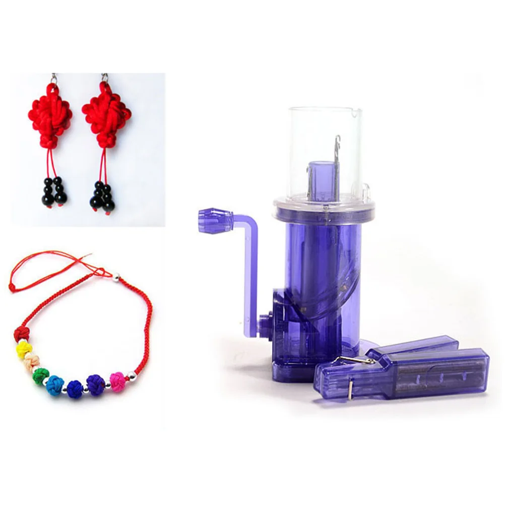 Mini Knitting Machine Portable for Rope Craft Hard Plastic Handheld Yarn Winder Metal Components Spiral
Mini Knitting Machine Portable for Rope Craft Hard Plastic Handheld Yarn Winder Metal Components Spiral