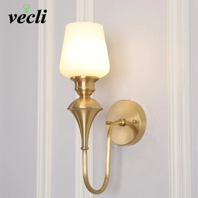 French Retro Light Luxury Brass Wall Lamp for Living Room Accent Wall Bedroom Bedside Home Lighting
French Retro Light Luxury Brass Wall Lamp for Living Room Accent Wall Bedroom Bedside Home Lighting